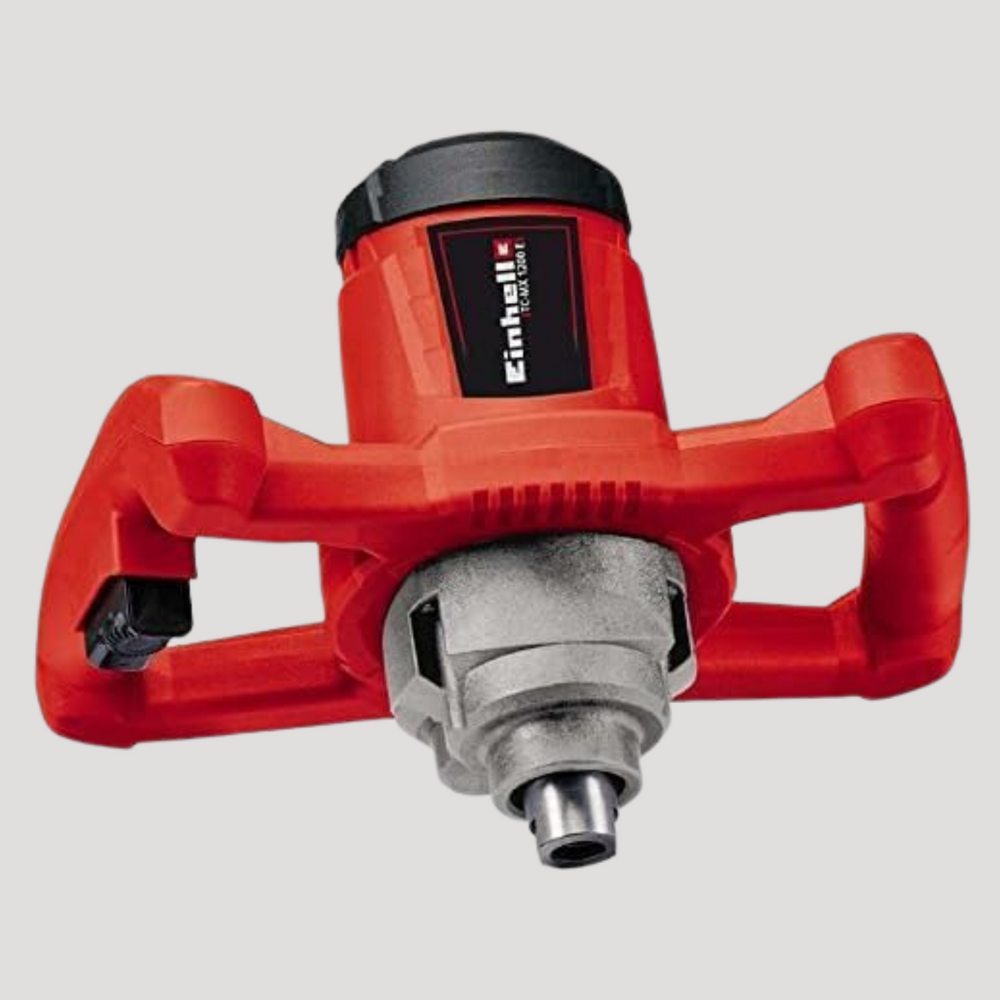 Einhell Tc-Mx 1200 E Miscelatore Elettrico 220-240 V, 1200 W, Rosso Argento