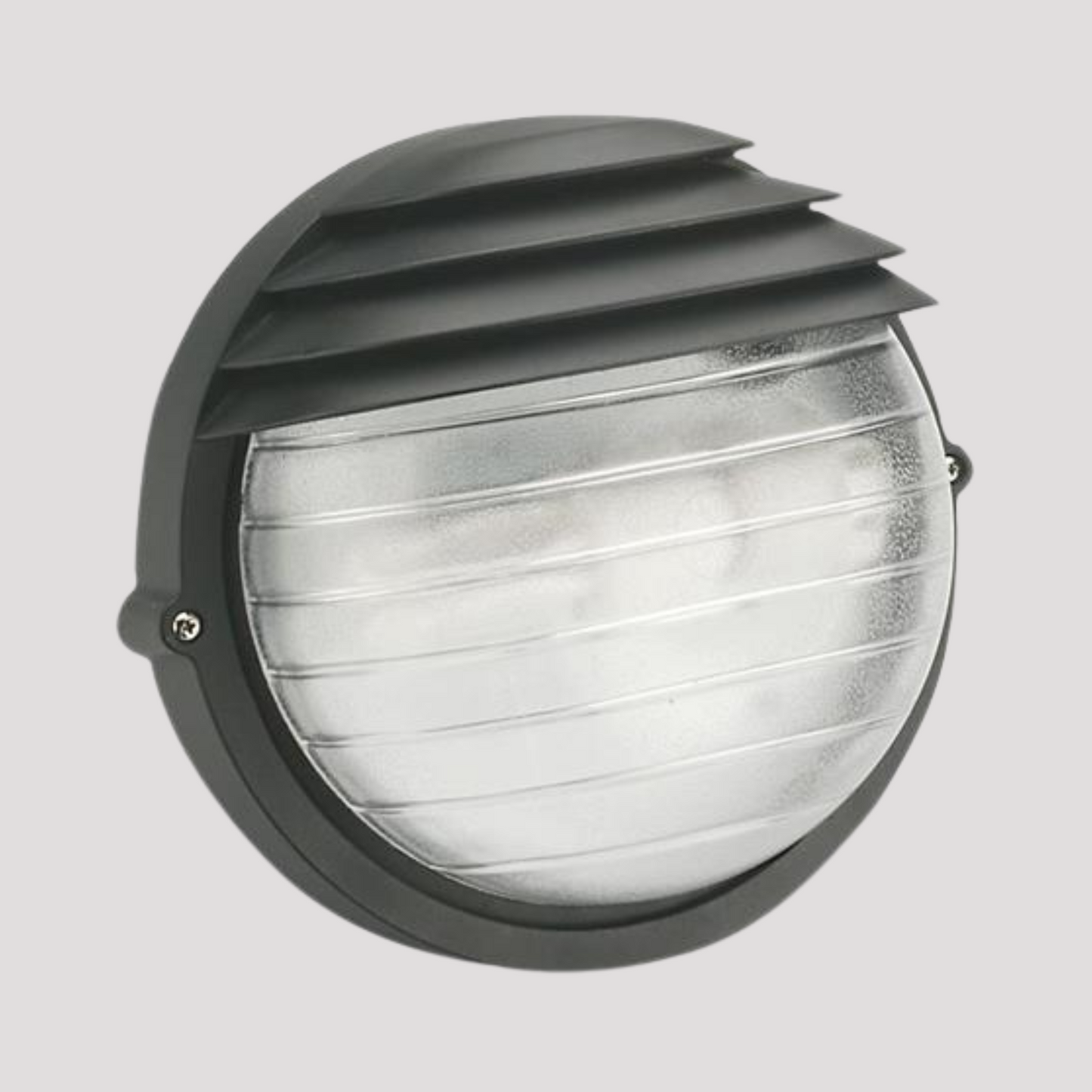 Lampada da esterno tonda cm 26 colore bianco/nero