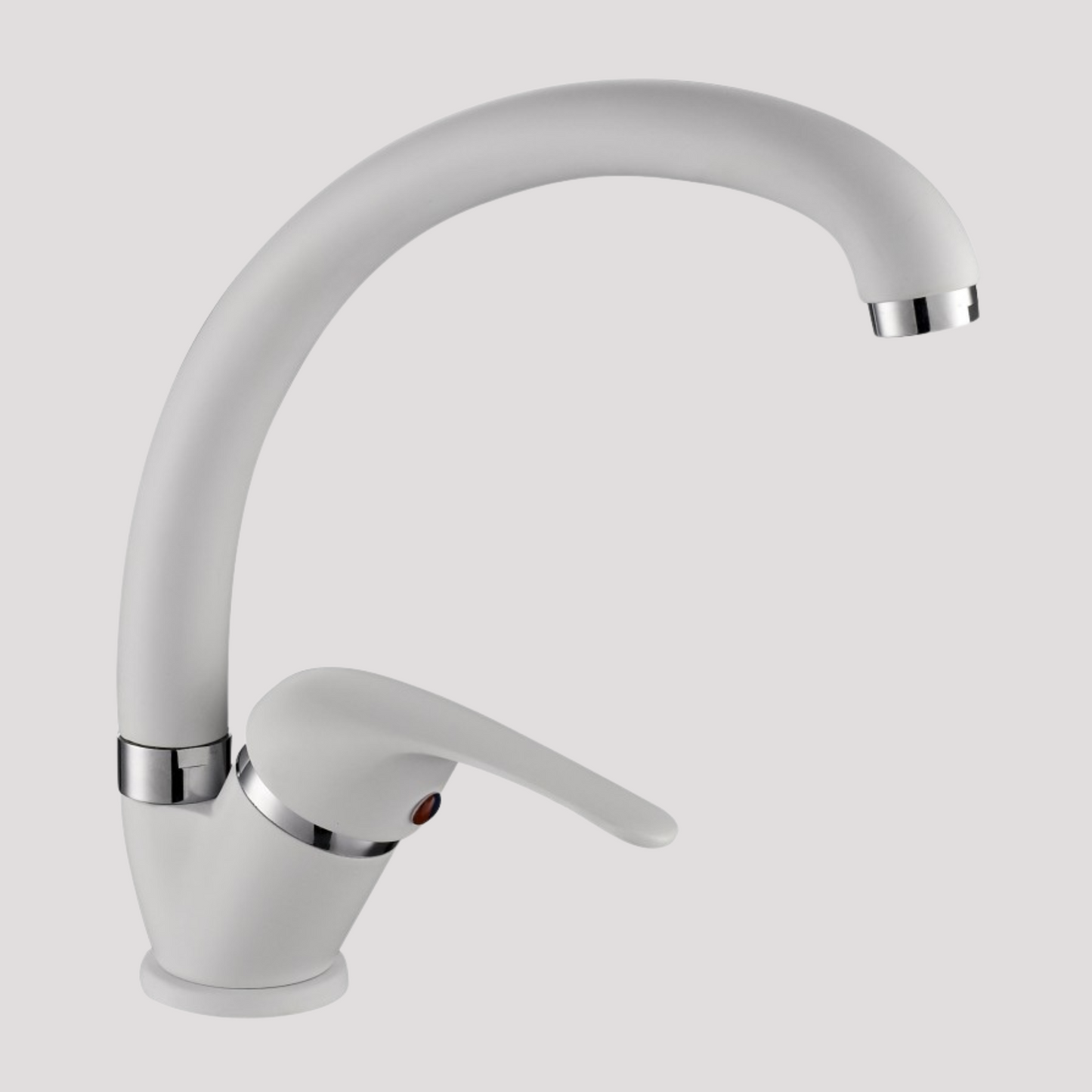 Rubinetto miscelatore monocomando per lavello serie sei bianco - VIFRALUX