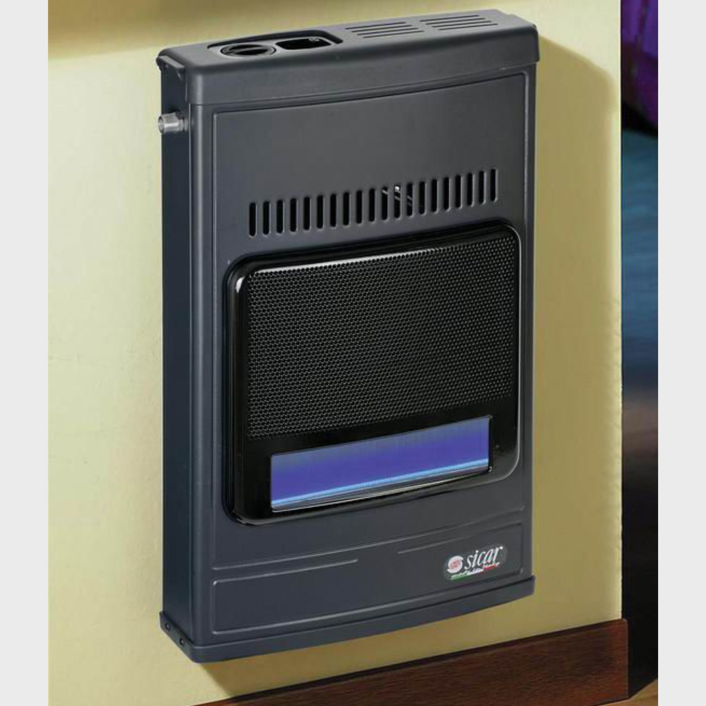 Stufa murale a gas Metano a raggi infrarossi blue-flame Sicar - Eco 45