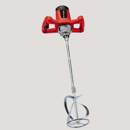 Einhell Tc-Mx 1200 E Miscelatore Elettrico 220-240 V, 1200 W, ‎Rosso Argento