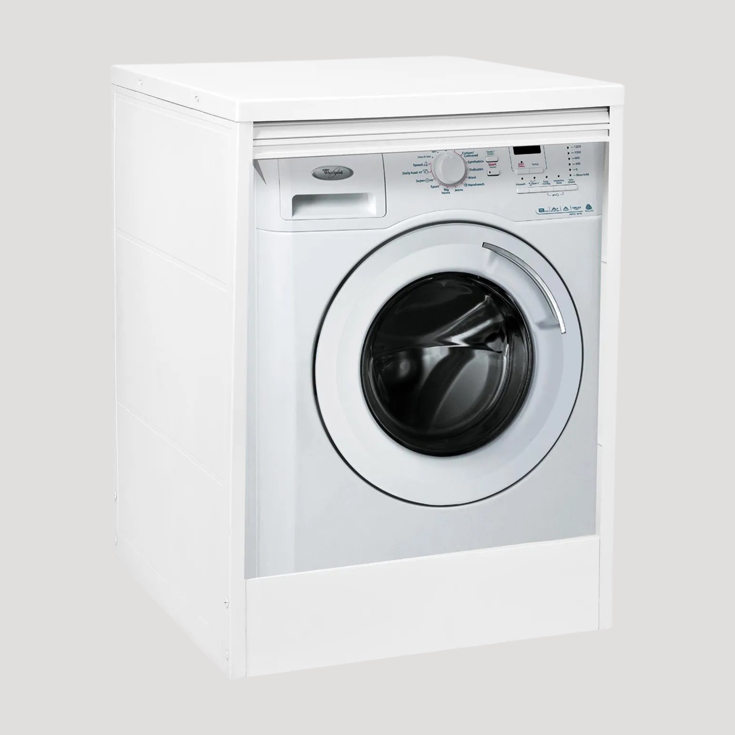 Mobile Mobiletto Coprilavatrice In Pvc Resina Resistente Con Serrandina Armadio Esterno Lavanderia